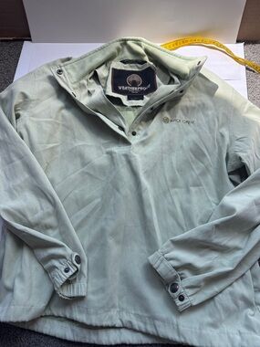 Weatherproof Light Green Pullover Jacket - Buick Open Embroidery UNISEX